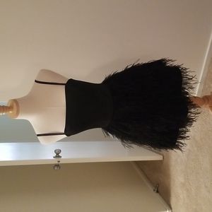 Bebe x Naven feather dress
